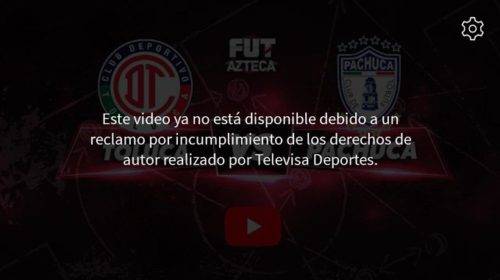 Le tumban la transmisión a Tv Azteca de la final de ida en Youtube y Ricardo Salinas responde