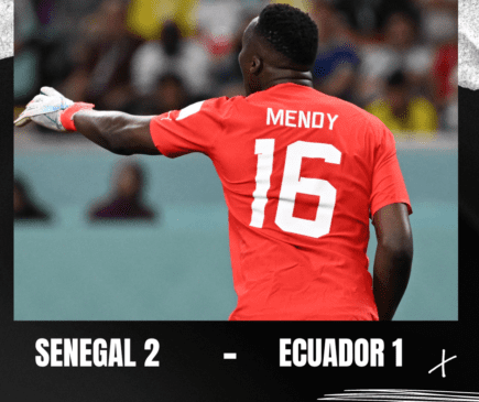 QATAR.- Senegal dio la gran sorpresa en el partido definitivo del Grupo A, tras derrotar a Ecuador, al que eliminó y avanzó a la ronda de octavos de final del Mundial de Qatar 2022.