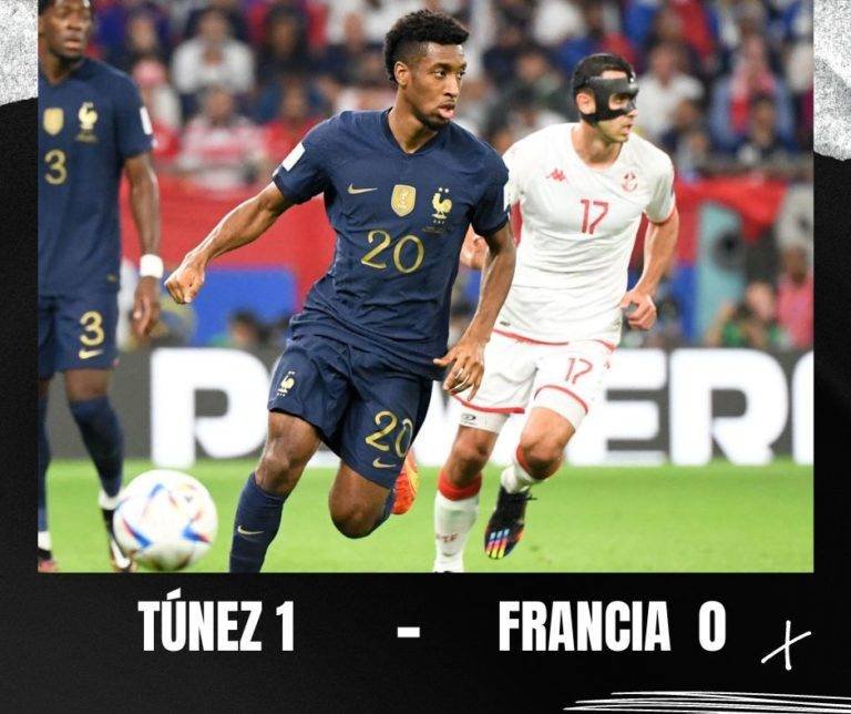 Túnez derrota a Francia pero queda eliminado de Qatar 2022
