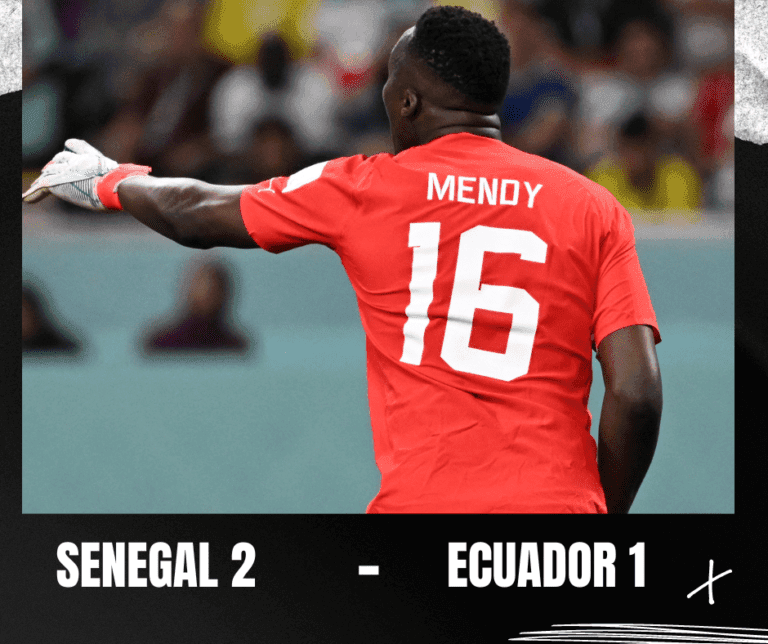 QATAR.- Senegal dio la gran sorpresa en el partido definitivo del Grupo A, tras derrotar a Ecuador, al que eliminó y avanzó a la ronda de octavos de final del Mundial de Qatar 2022.