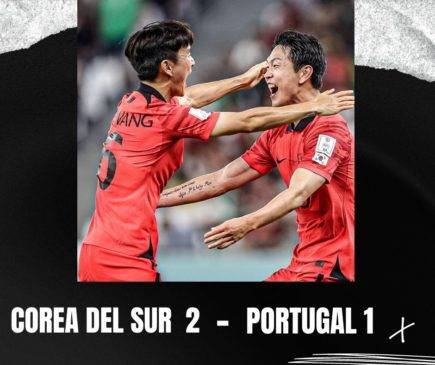Corea del Sur vence a Portugal y avanza a octavos de final