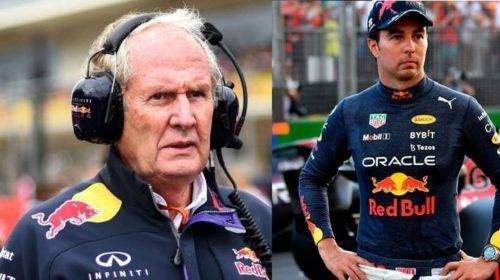 Helmut Marko asegura que Checo Pérez no puede vencer a Max Verstappen
