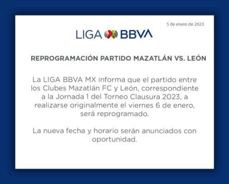 Lee más sobre el artículo Liga MX: Suspenden juegos en Mazatlán y Culiacán