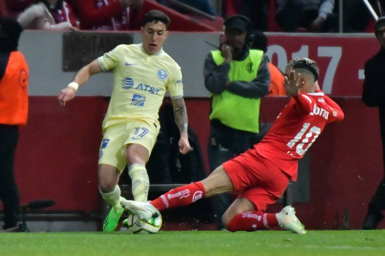 Toluca y América igualan 2-2 en un partidazo