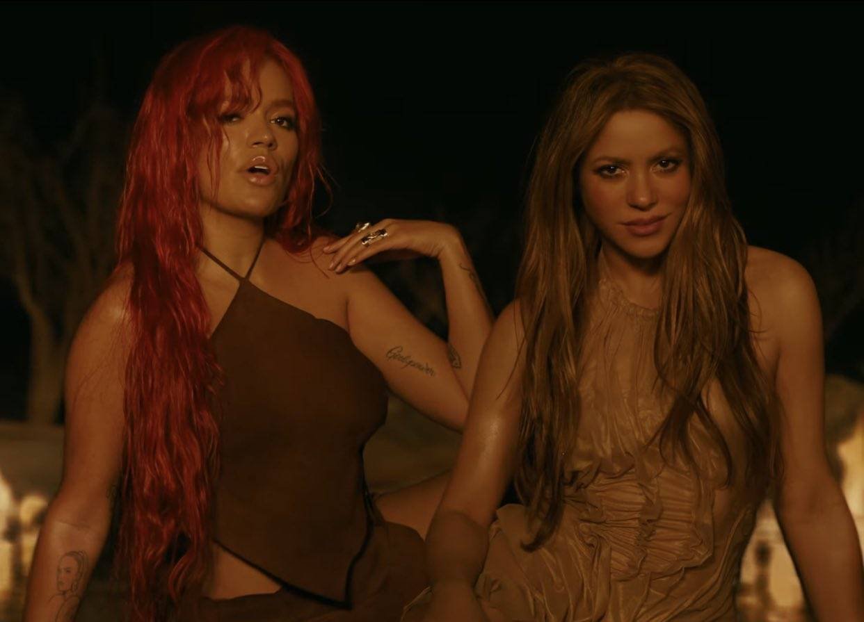 Shakira y Karol G rompen las redes con su canción a duo TQG