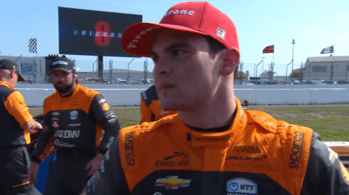 Pato O´Ward pierde el triunfo por falla mecánica