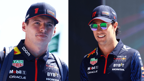 Verstappen y Checo los más rápidos en la P1