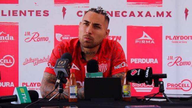 Damián Batallini, atacante de los Rayos del Necaxa.