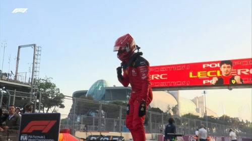 Charles Leclerc arrancará primero y Checo Pérez lo hará desde la tercera posición.
