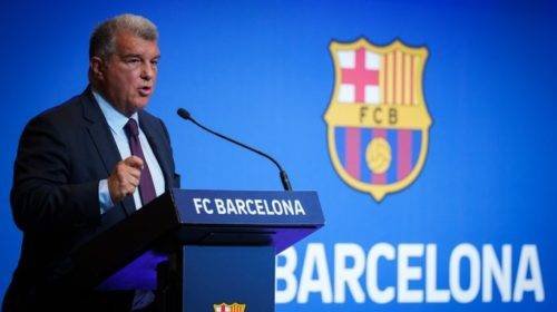 Joan Laporta, presidente del Barcelona.