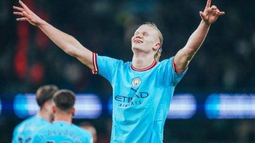 HAALAND marcó su gol 35 en la Premiere League.