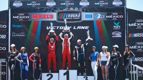 Mateo Girón subió a su primer podio en Aguascalientes.