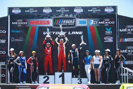 Mateo Girón subió a su primer podio en Aguascalientes.