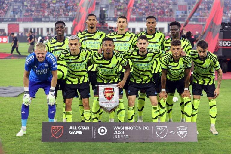 El Arsenal aplastó 5-0 al MLS All-Stars.