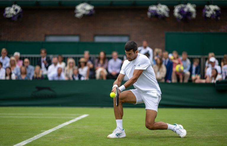 Novak Djokovic es el gran favorito en Wimbledon 2023.