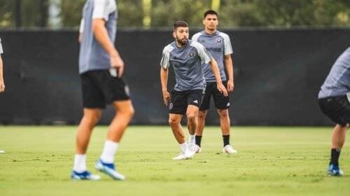 Jordi Alba regresó a la cancha con el Inter Miami.