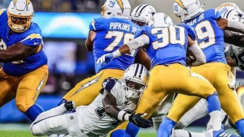 Un partido para el olvido para los Chargers.