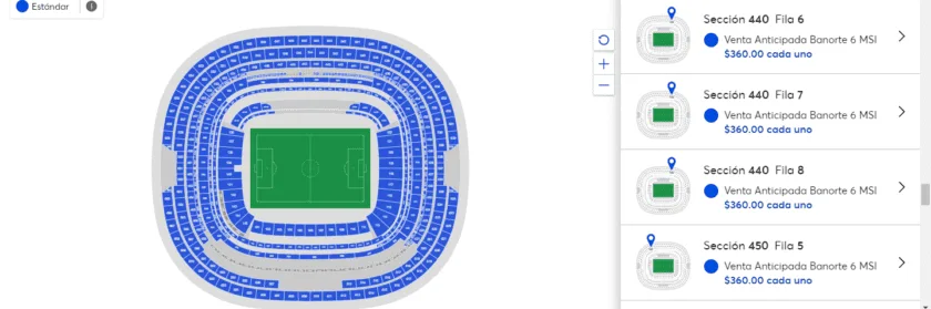 Boletos para el México vs Honduras ya a la venta.