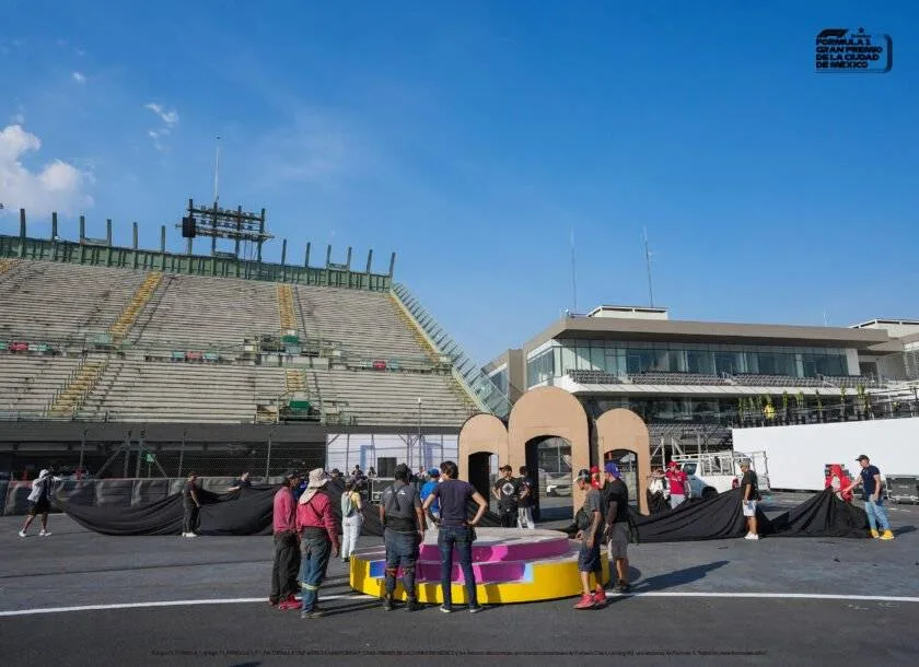 Los preparativos finales para la carrera ya están en marcha.