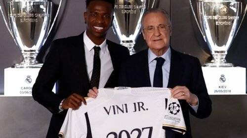 Vinicius Jr seguirá con el Real Madrid hasta el 2027.