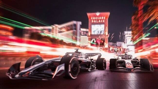 Todo listo para el Gran Premio de Las Vegas.