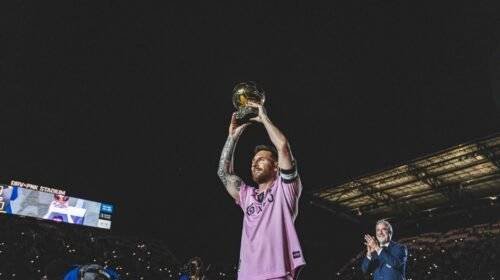 Messi, galardonado por su octavo balón de oro.