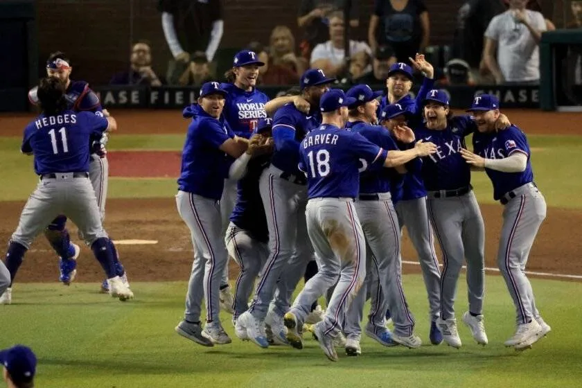 Momento histórico para los Rangers de Texas.