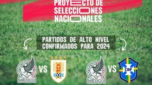 MÉXICO enfrentará a URUGUAY y BRASIL.