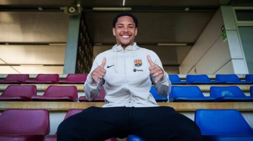 VITOR ROQUE ya entrenó con el BARCELONA.