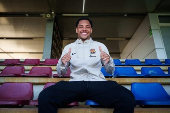 VITOR ROQUE ya entrenó con el BARCELONA.