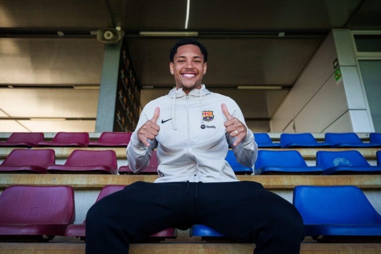 VITOR ROQUE ya entrenó con el BARCELONA.
