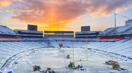 LA NEVADA se registró a MINUTOS del juego entre BILLS y STEELERS.