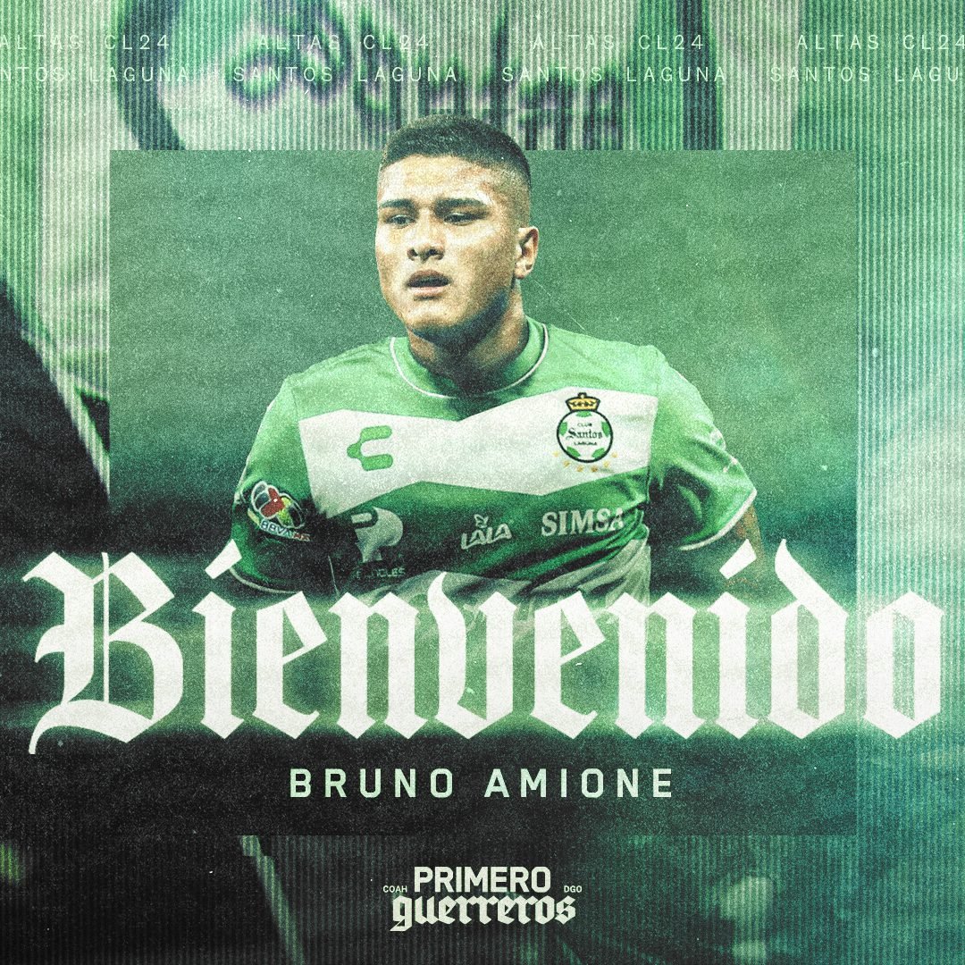 Bruno Amione nuevo jugador de Santos Laguna