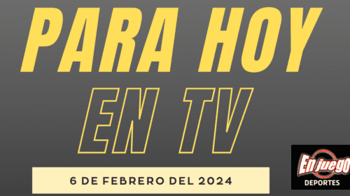 Agenda deportiva hoy martes 6 de febrero