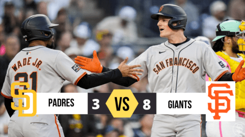 Giants explotan sus bats y vencen 8-3 a los Padres