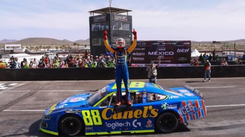 Rubén García Jr. gana en fecha NASCAR México de San Luis Potosí