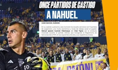 Castigan 11 partidos a Nahuel Guzmán por lo ocurrido en el Clásico Regio