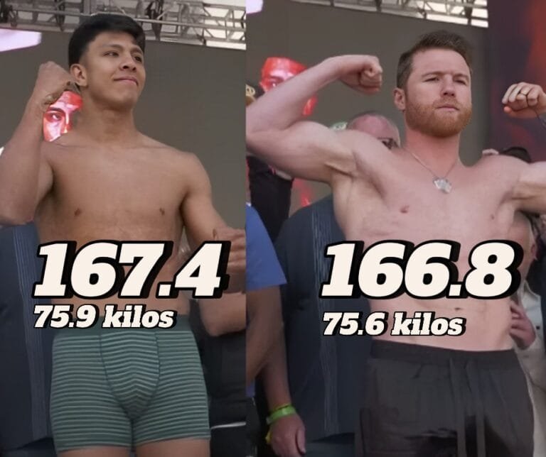 Canelo y Munguía cumplen con el peso para su pelea del sábado