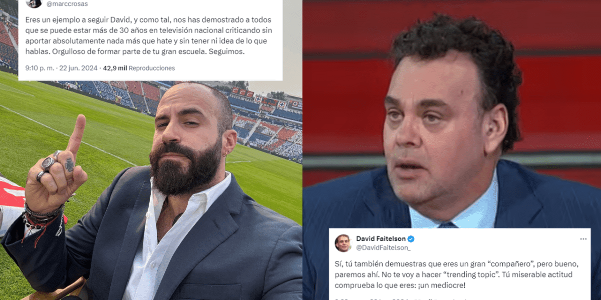 Faitelson vs Crosas protagonizan nuevo encontronazo en redes sociales