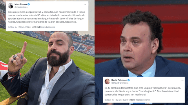 Lee más sobre el artículo Faitelson vs Crosas protagonizan nuevo encontronazo en redes sociales
