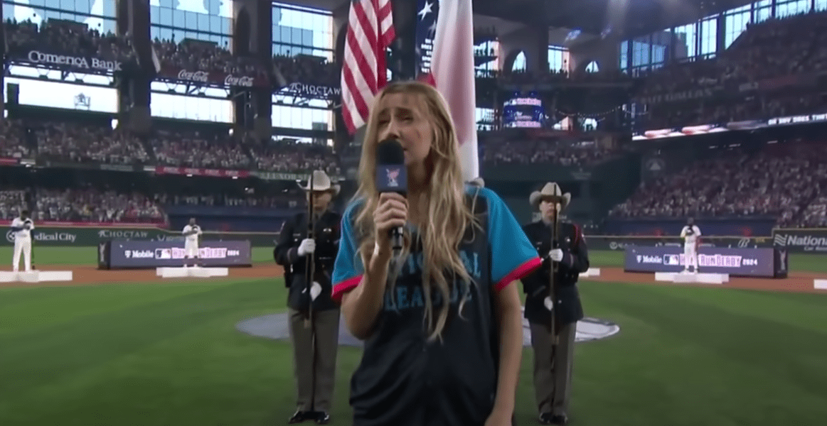 MLB: ¿Interpretó borracha el himno nacional? Ingrid Andress responde
