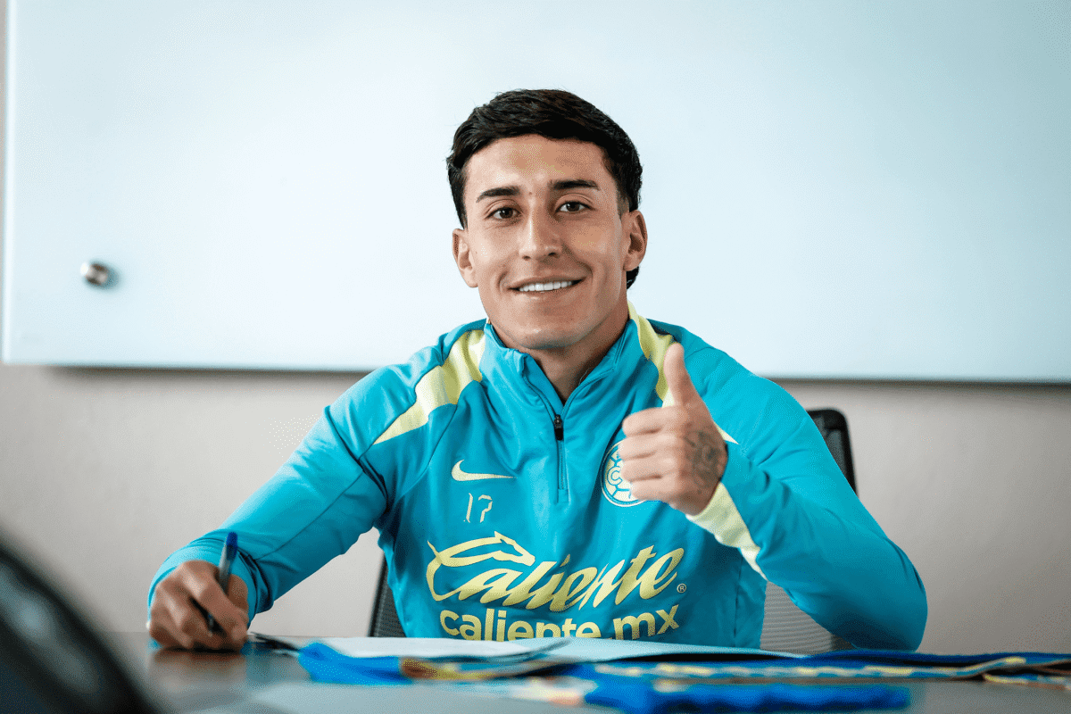 Alejandro Zendejas, jugador del Club América.