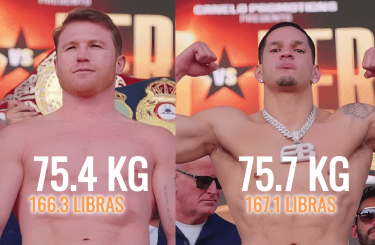 Saúl Canelo Álvarez y Edgar Berlanga Listos para su Combate en Las Vegas