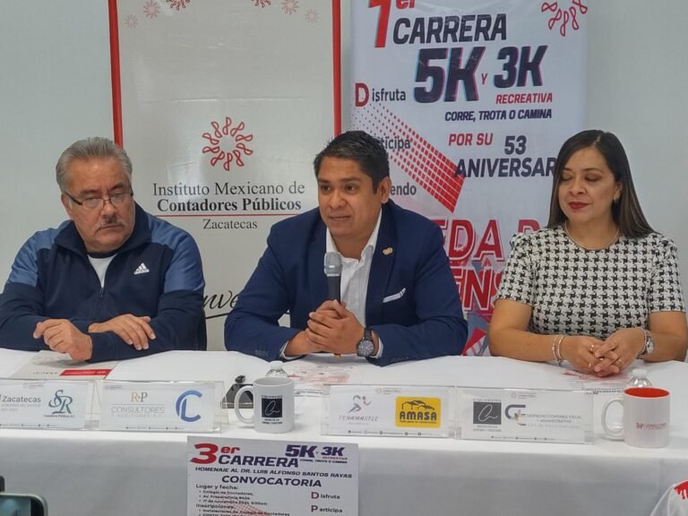 Tercera Edición de la Carrera Recreativa 3 y 5K del Colegio de Contadores de Zacatecas 1 Tercera Edición de la Carrera Recreativa 3 y 5K del Colegio de Contadores de Zacatecas