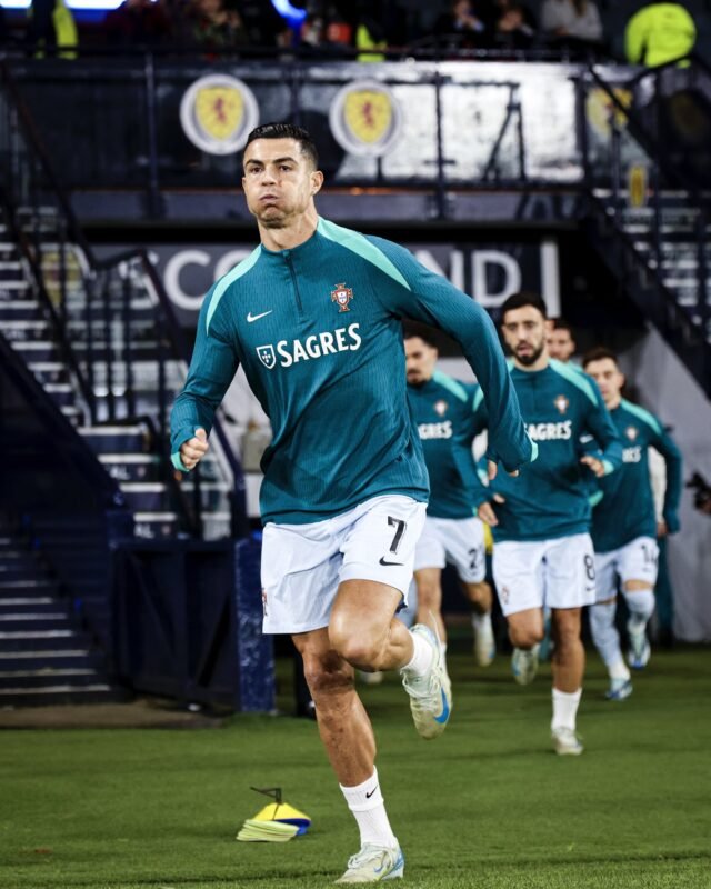 Cristiano Ronaldo y Portugal no pudieron anotar en Escocia.
