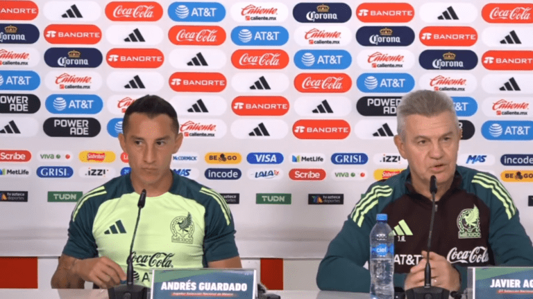 Andrés Guardado y Javier Aguirre.