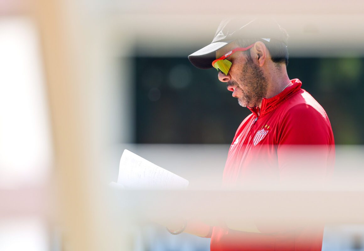 Eduardo Fentanes, director técnico del Necaxa. 