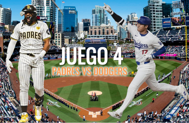 Padres vs Dodgers Juego 4, horario y canal