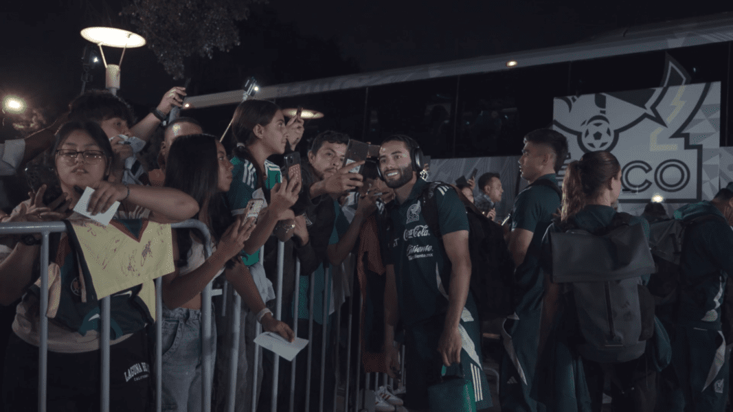 César Huerta, delantero de la Selección Mexicana.