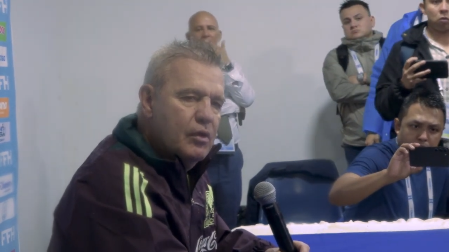Javier Aguirre en conferencia de prensa tras la derrota 2-0 en Honduras.